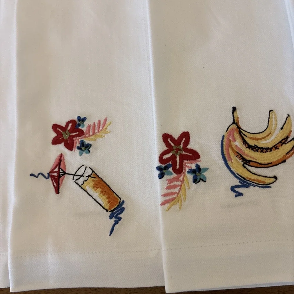 Pottery Barn Margarita Themed Dinner Cotton Napkins 20